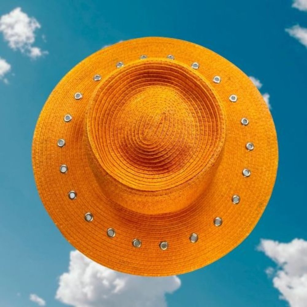 Orange Bolero Halo Hat